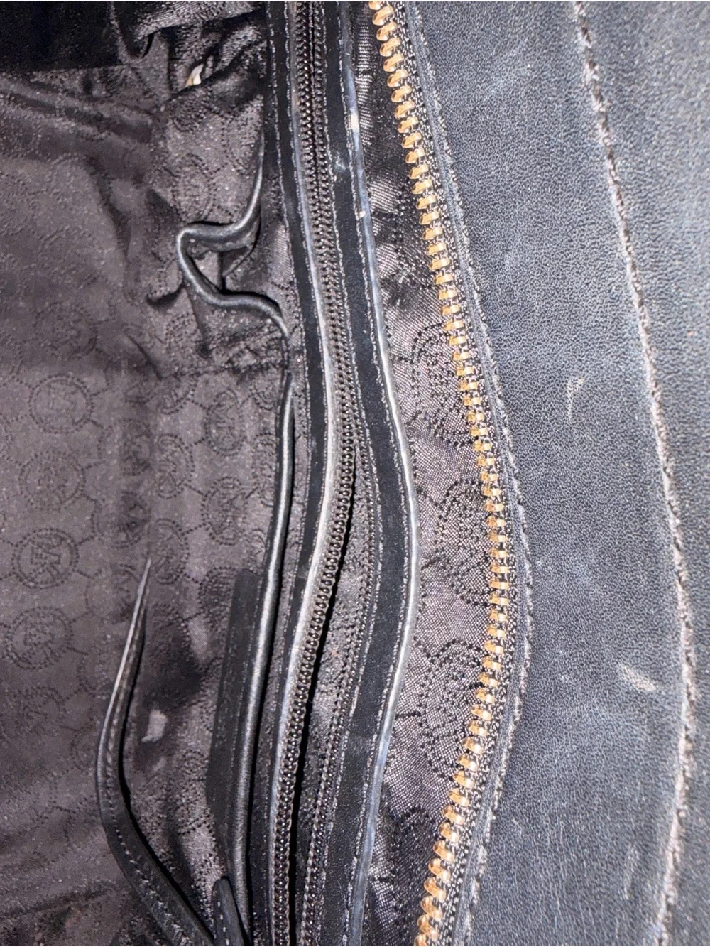 Michael Kors structured leather